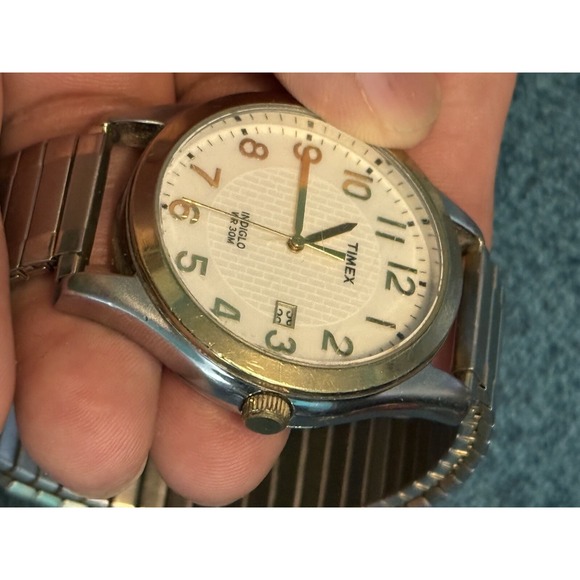 Timex Indiglo Quartz Watch,‎ 40mm , Untested , Read Description
